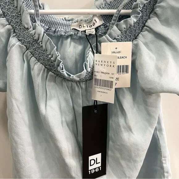 DL1961 Girls Off the Shoulder Top Size 7 - Picture 5 of 8